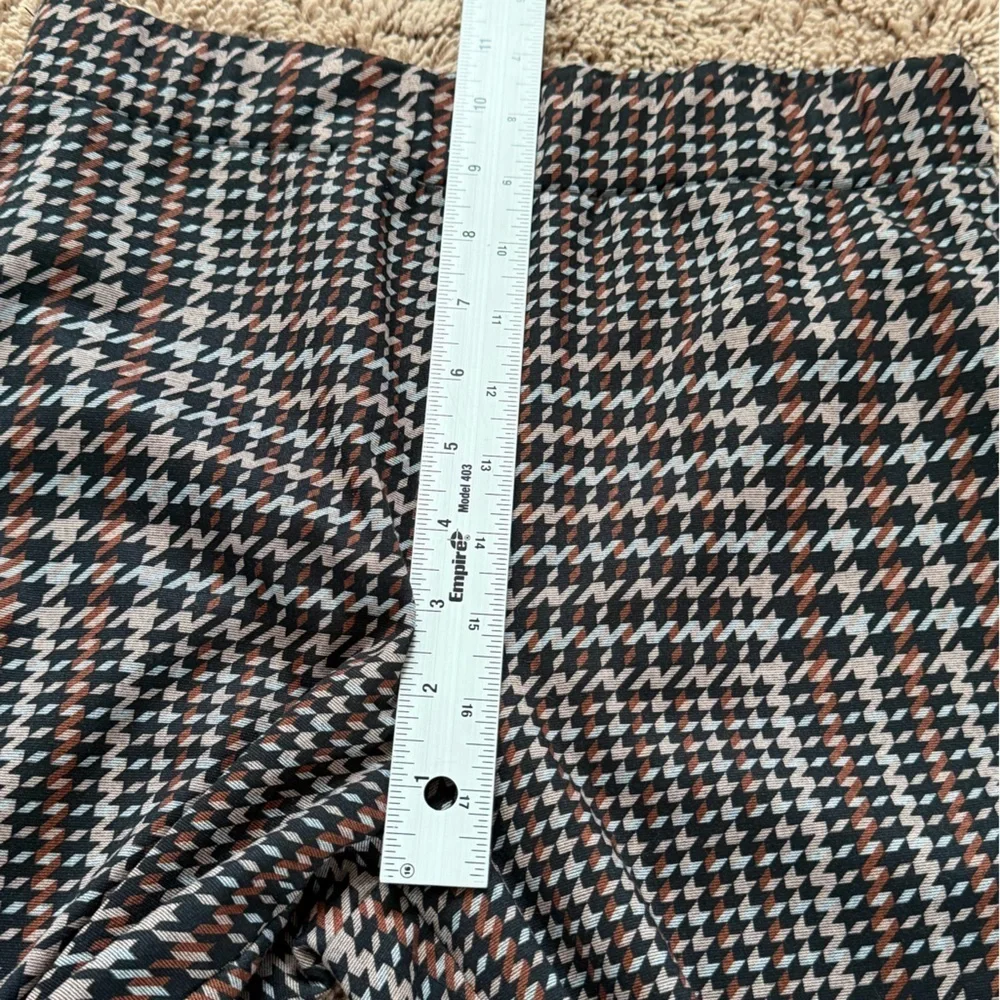Small Anthropologie Sanctuary Carnaby pull on kick flare pants  brown check